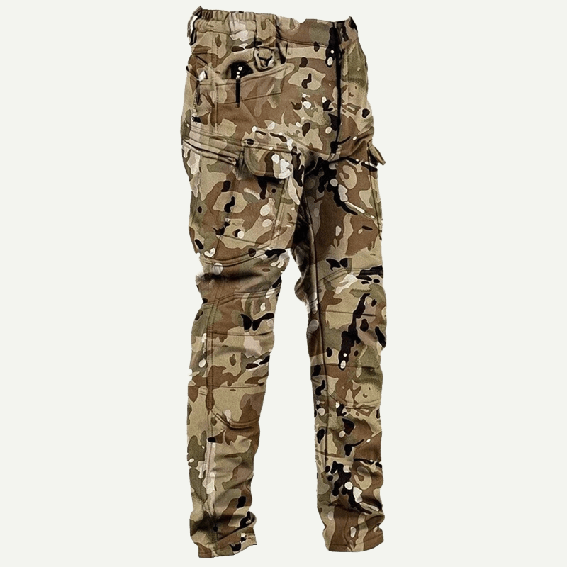 Men Waterproof Warm Fleece Pants for Outdoors